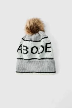 Flash Sale boohooMAN Abode Bobble Beanie grey