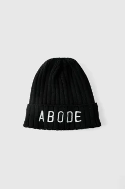 Sale boohooMAN Abode Ribbed Beanie true black