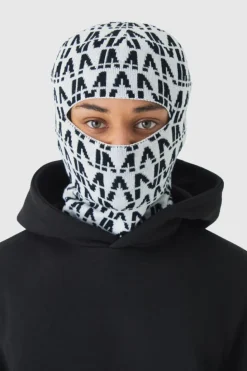 Clearance boohooMAN All Over Man Dash Face Covering white