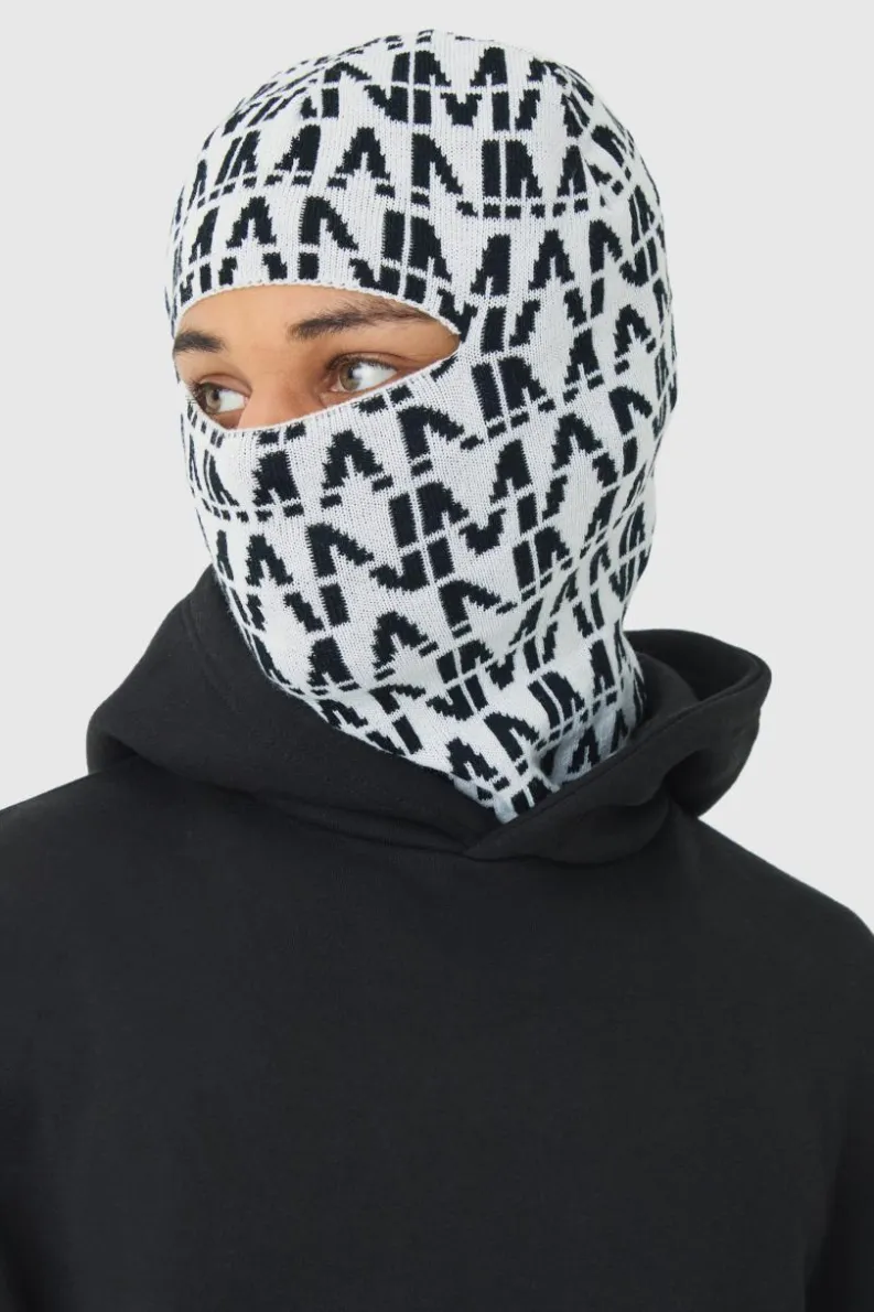 Clearance boohooMAN All Over Man Dash Face Covering white