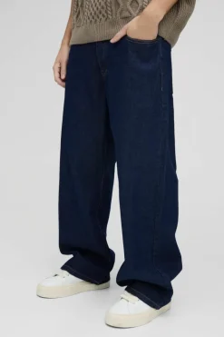 Best Sale boohooMAN Baggy Rigid Jean indigo