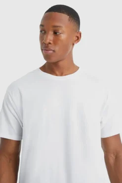 Cheap boohooMAN Basic Crew Neck T Shirt white