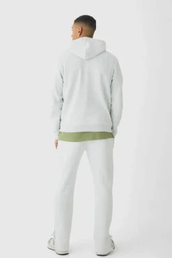 Cheap boohooMAN Basic Over The Head Hoodie grey marl