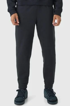 Discount boohooMAN Basic Regular Fit Jogger black