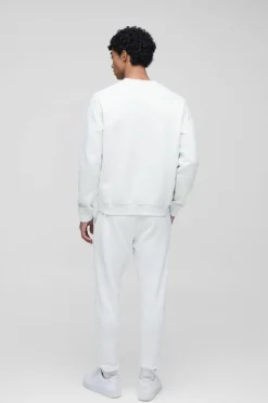 Outlet boohooMAN Basic Skinny Fit Jogger grey marl