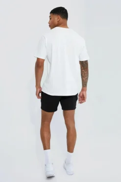 Best boohooMAN Basic Slim Fit Short Length Jersey Short black