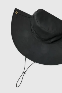 New boohooMAN BM Wide Brim Bucket Hat In black