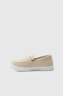 Cheap boohooMAN Chunky Sole Boat Shoe stone