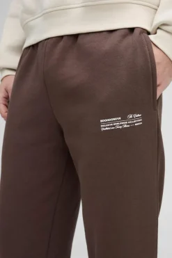 Best Sale boohooMAN Core Fit Man Joggers brown
