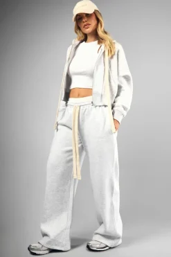 Best Sale boohoo Dsgn Studio Contrast Drawcord Tracksuit ash grey