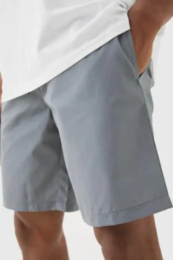 Best Sale boohooMAN Elasticated Waist Comfort Nylon Shorts grey