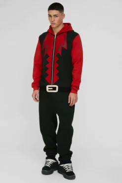 Cheap boohooMAN Elf Onesie green