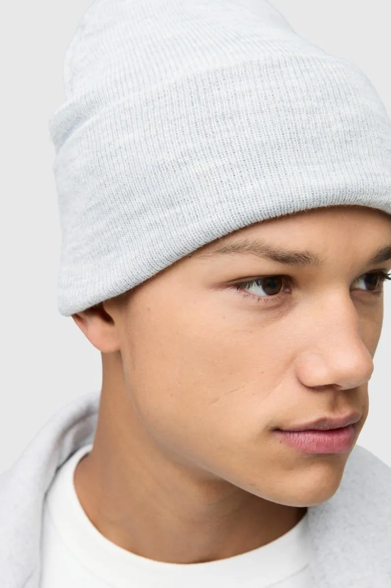 Cheap boohooMAN Essential Beanie In grey