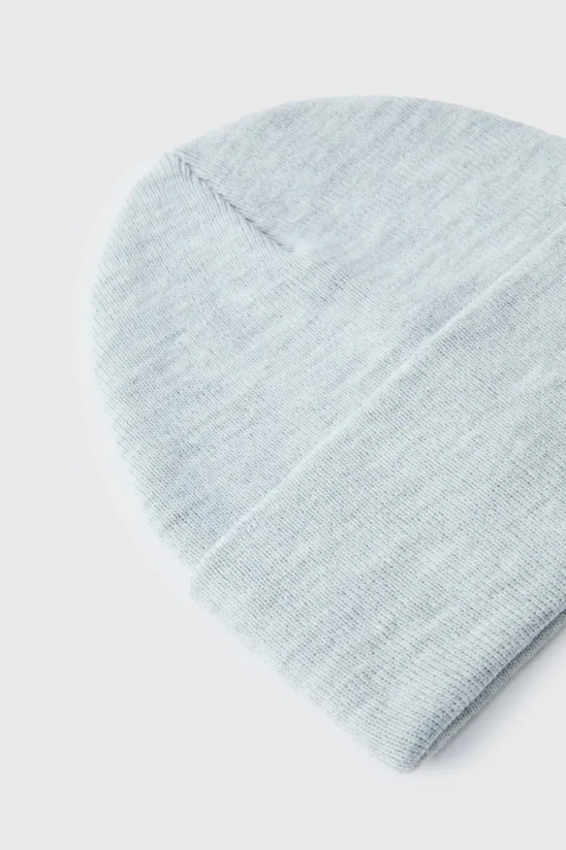 Cheap boohooMAN Essential Beanie In grey