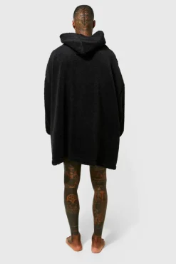 Discount boohooMAN Extreme Oversized Hoodie black
