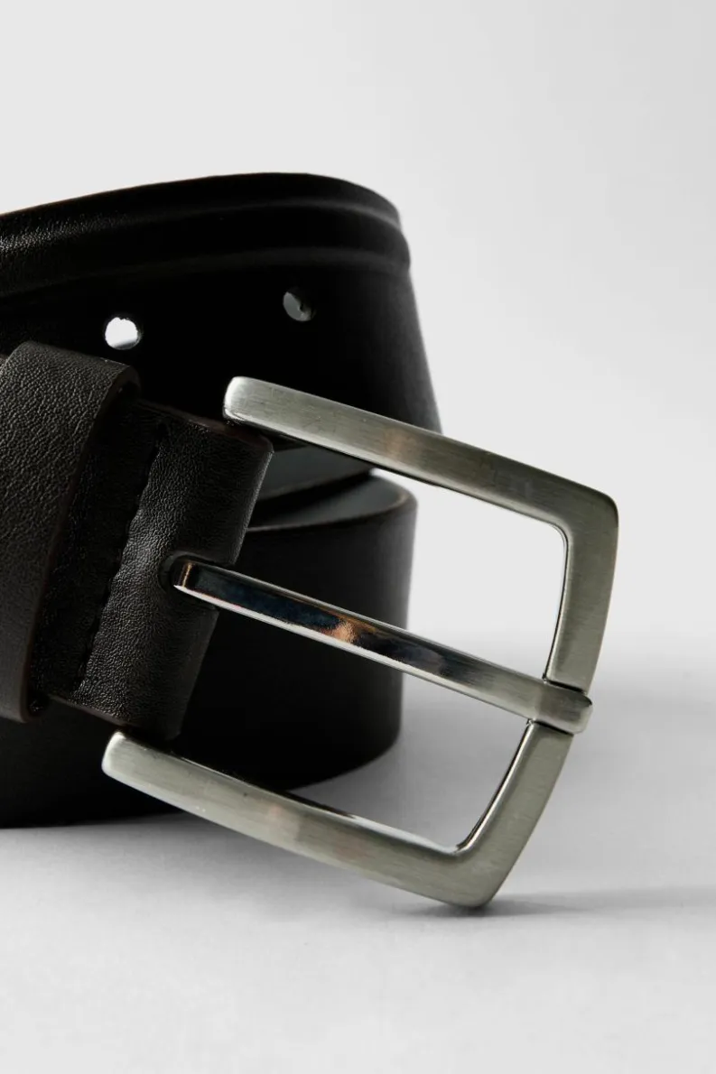 Cheap boohooMAN Faded Belt brown
