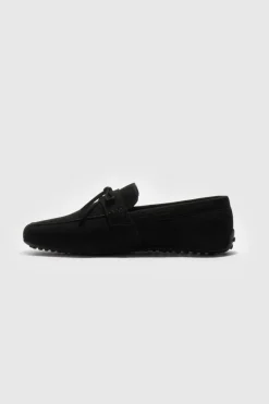 Cheap boohooMAN Faux Suede Driving Shoe black