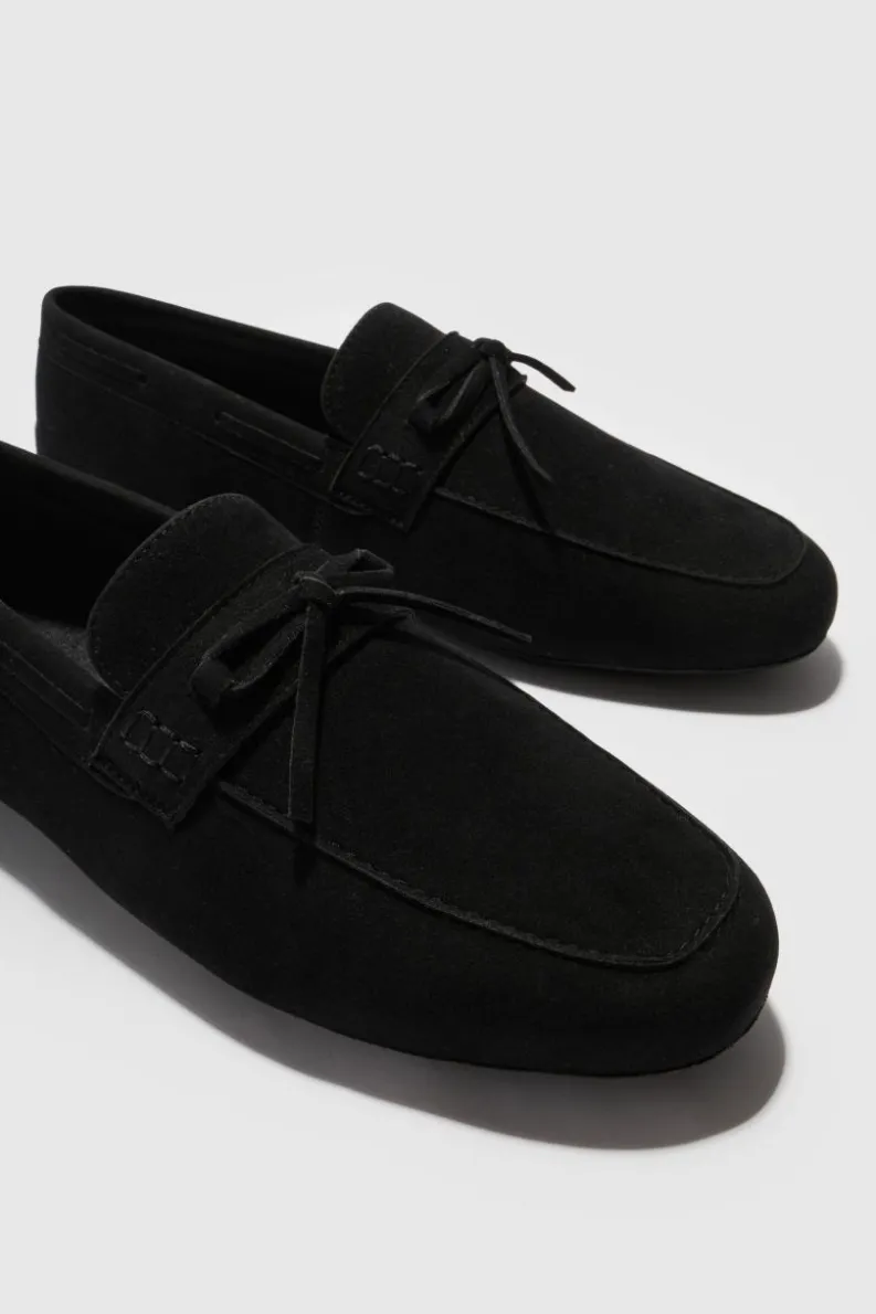 Cheap boohooMAN Faux Suede Driving Shoe black