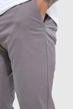 Best Sale boohooMAN Fixed Waist Skinny Chino grey