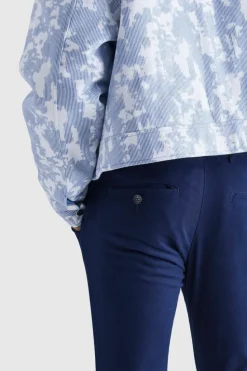 Clearance boohooMAN Fixed Waist Skinny Chino Trouser navy