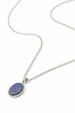 Sale boohooMAN Gem Pendant Necklace In silver