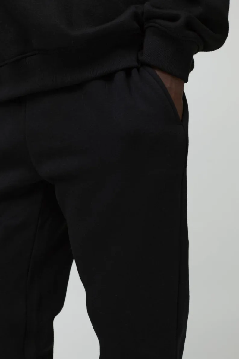 Discount boohooMAN 330GSM Basic Slim Fit Jogger black