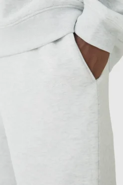 Best Sale boohooMAN 330GSM Plus Regular Fit Man Signature Jogger In grey marl