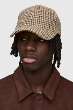 Store boohooMAN Herringbone Cap brown