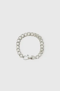 Clearance boohooMAN Iced Bracelet silver