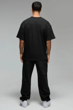Hot boohooMAN Man Active Athletics Dept Oversized T-shirt black
