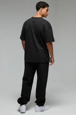 Cheap boohooMAN Man Active Athletics Dept Oversized T-shirt black