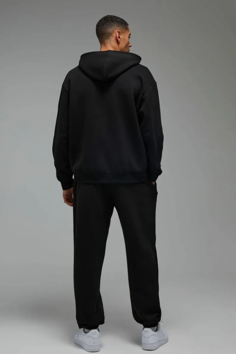 Cheap boohooMAN Man Active Blurred Oversized Joggers black
