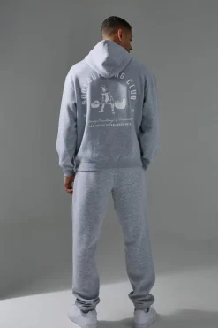 Best boohooMAN Man Active Bronx Gym Oversized Jogger grey marl