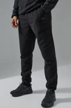 Outlet boohooMAN Man Active Fleece Jogger black