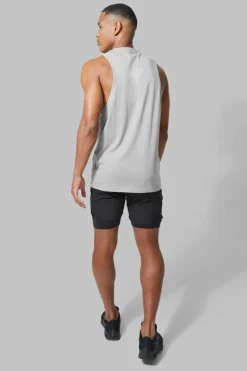 Flash Sale boohooMAN Man Active Gym 5inch 2-in-1 Regular Fit Short black