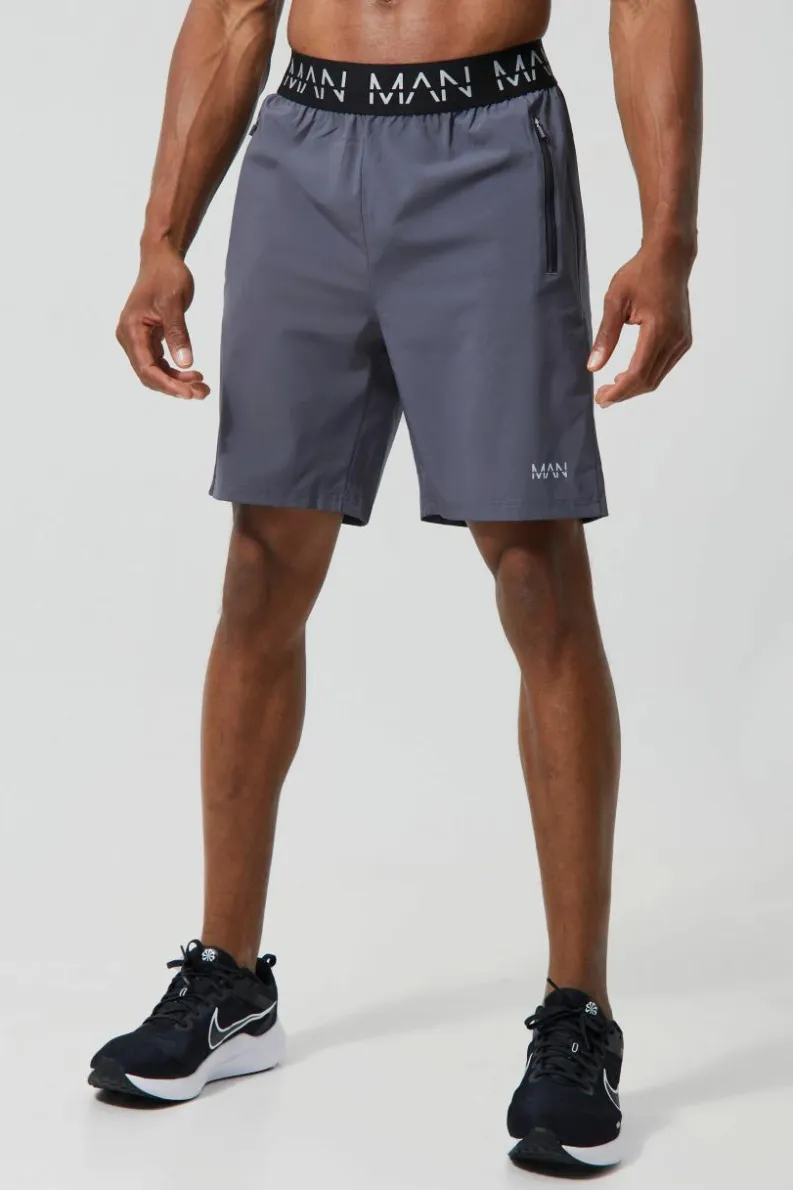 Store boohooMAN Man Active Gym 7inch Regular Fit 2 Pack Shorts multi