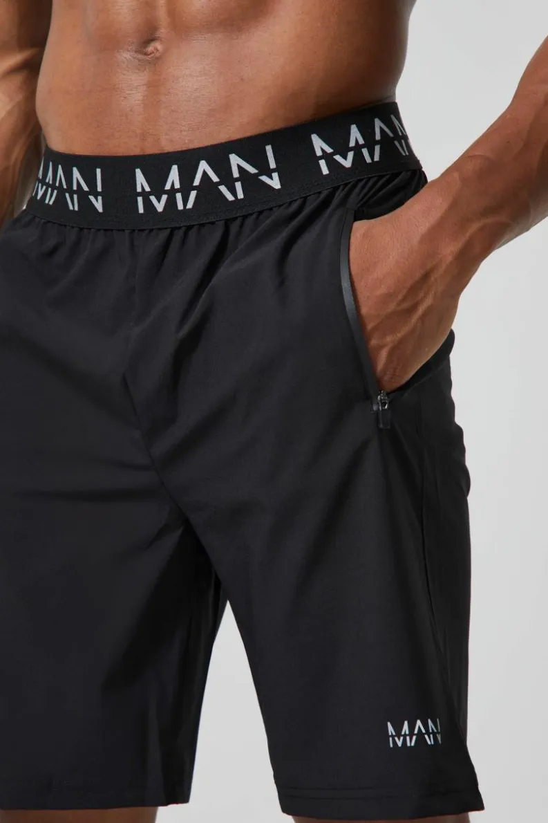 Store boohooMAN Man Active Gym 7inch Regular Fit 2 Pack Shorts multi