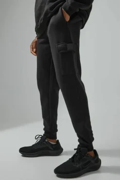 Flash Sale boohooMAN Man Active Gym 2 Pack Cargo Joggers multi