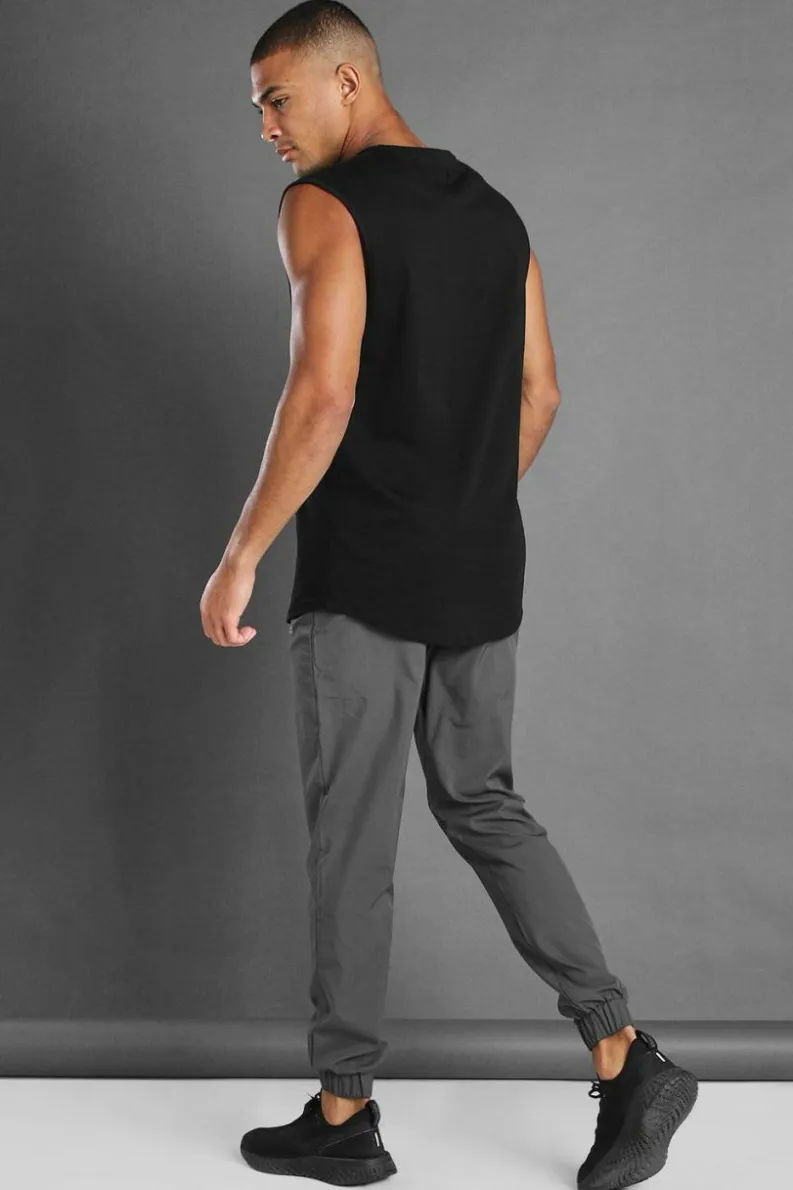 Sale boohooMAN Man Active Gym Tapered Jogger charcoal