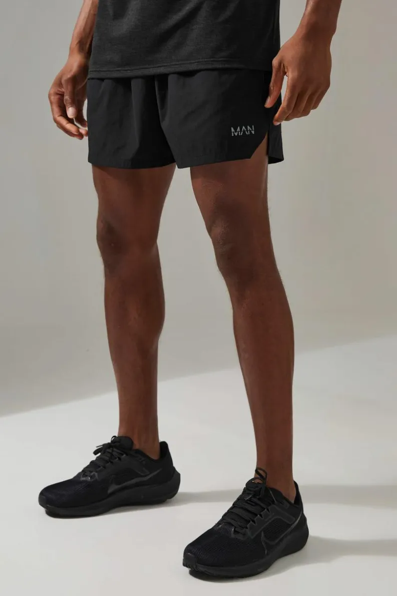 Best Sale boohooMAN Man Active Logo 5inch Short black