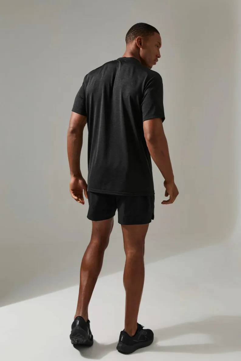 Best Sale boohooMAN Man Active Logo 5inch Short black