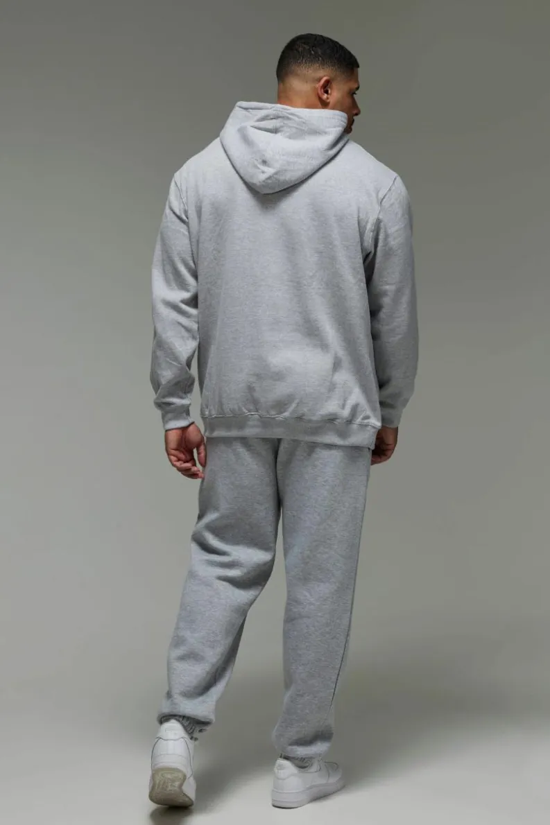 Discount boohooMAN Man Active New York City Athletics Oversized Hoodie grey marl