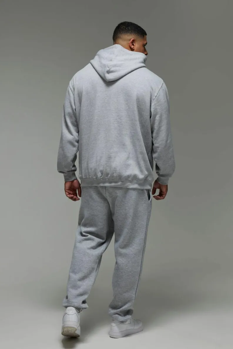 Flash Sale boohooMAN Man Active New York City Athletics Oversized Hoodie grey marl