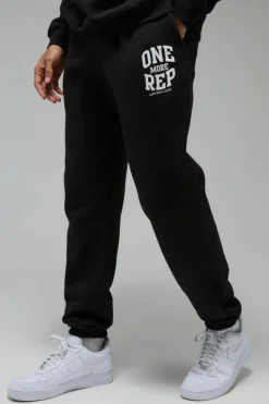 Outlet boohooMAN Man Active One More Rep Oversized Jogger black