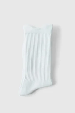 Sale boohooMAN Man Active Performance Trail Crew Sock white