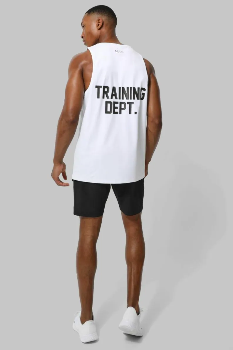 Best Sale boohooMAN Man Active Performance Training Dept 5inch Shorts black