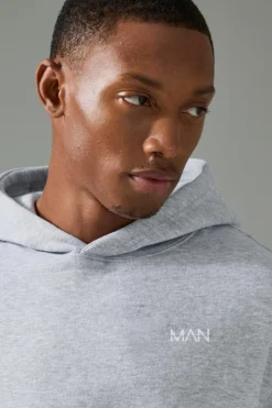Clearance boohooMAN Man Active Regular Fit Hoodie grey marl
