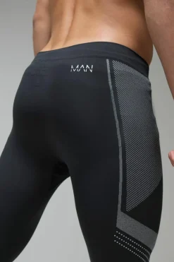 Discount boohooMAN Man Active Seamless Legging black