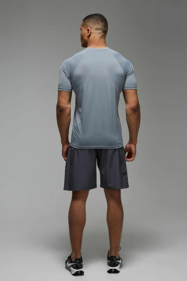Best Sale boohooMAN Man Active Stretch Woven 9inch Short charcoal