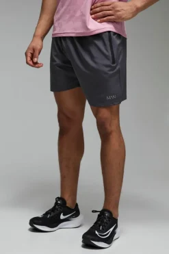 Fashion boohooMAN Man Active Stretch Woven 5inch Short charcoal